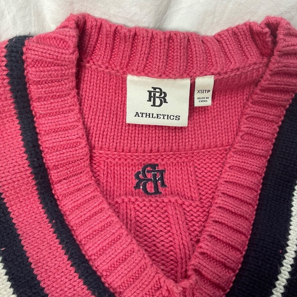 Banana Republic Over-sized Heavy Cotton Athletic Sweater (xs) - Picture 3 of 8